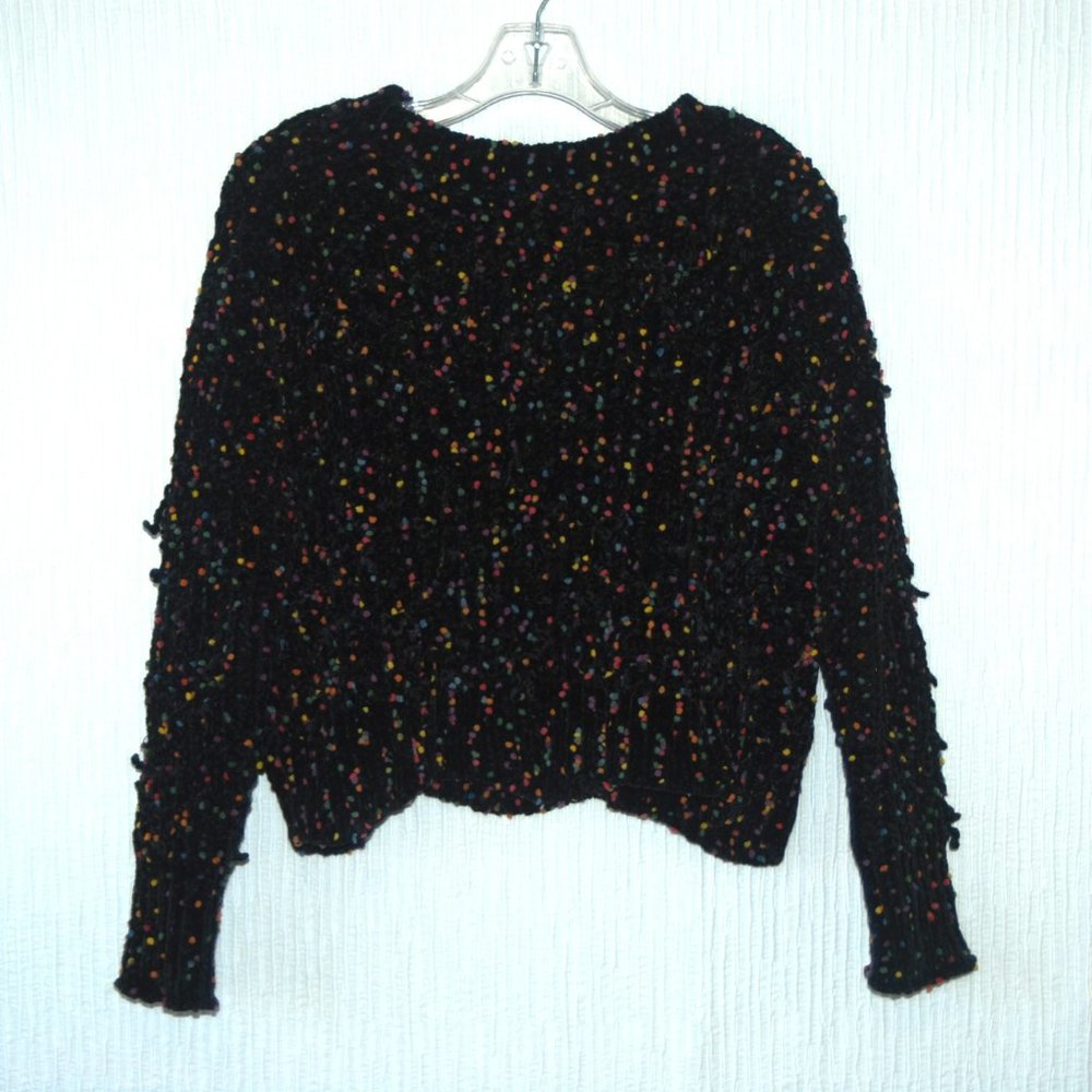 Alpha & Omega Popcorn Confetti Sweater Size Small